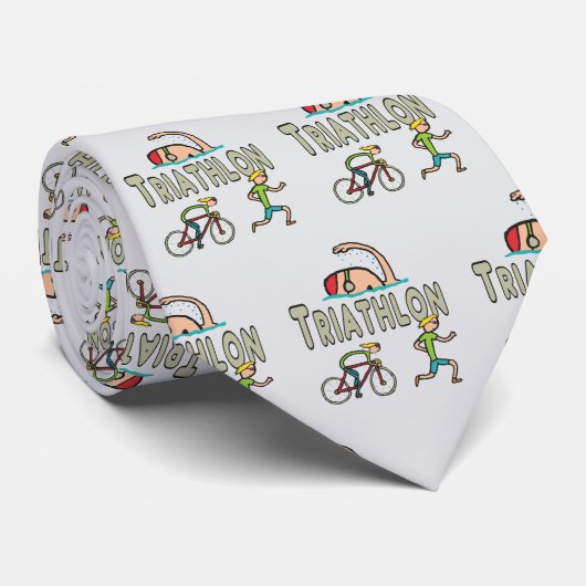 Triatlon Stropdas (Opgerold)