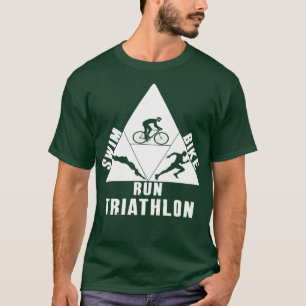 Triatlon Swim Bike run Triatlete 12 T-shirt