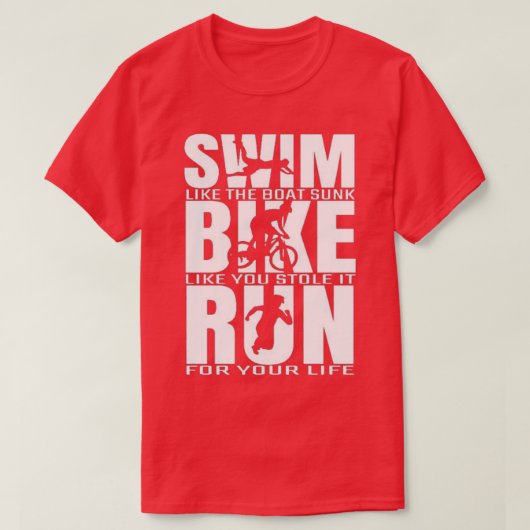 Triatlon T-shirt (Design voorkant)