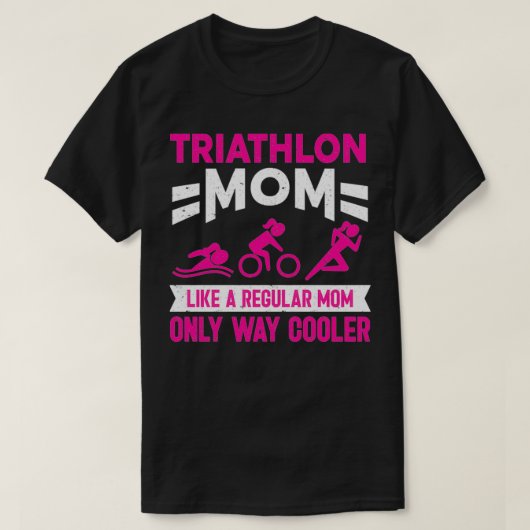 Triatlon Triathlete Triathlon mama T-shirt (Design voorkant)