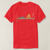 Triatlon Triathlete Vintage T-shirt (Design voorkant)