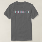 Triatlon triatleet 12 t-shirt (Design voorkant)
