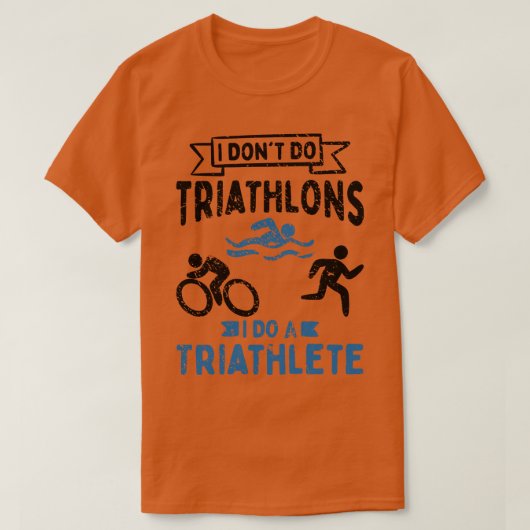 Triatlon Triatleet 2 T-shirt (Design voorkant)