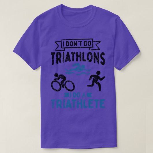 Triatlon Triatleet 2 T-shirt (Design voorkant)
