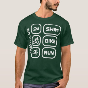 Triatlon triatleet sportgift 8 t-shirt