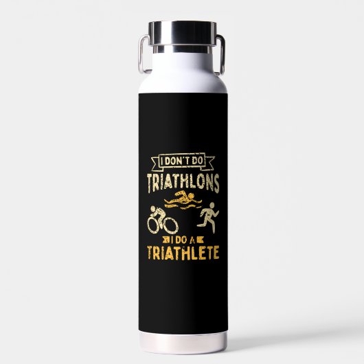 Triatlon Triatleet  Waterfles (Voorkant)