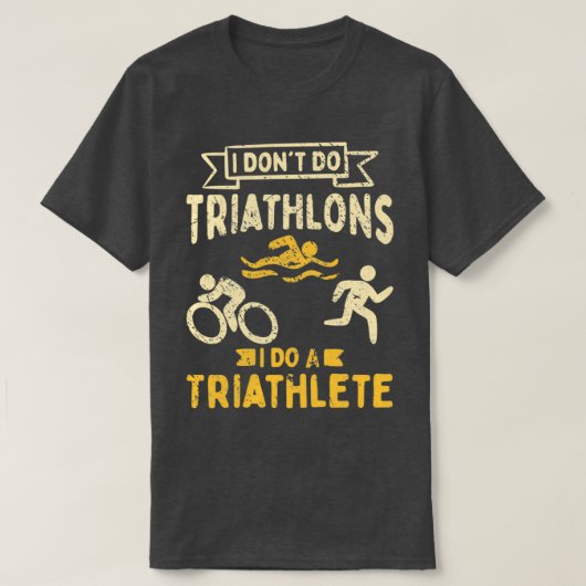 Triatlon Triatlete 14 T-shirt (Design voorkant)