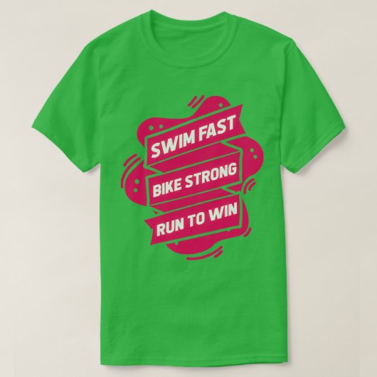 Triatlon Triatlete 24 T-shirt (Design voorkant)
