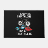 Triatlon Triatlete Deurmat (Voorkant)