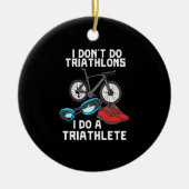 Triatlon Triatlete Keramisch Ornament (Voorkant)
