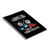 Triatlon Triatlete Notitieboek (Rechterzijde)