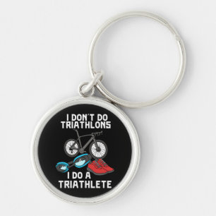 Triatlon Triatlete Sleutelhanger