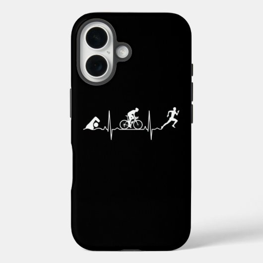 Triatlon - Triatlon Hartslag Case-Mate iPhone Case (Achterkant)