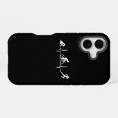 Triatlon - Triatlon Hartslag iPhone 16 Hoesje (Achterkant horizontaal)