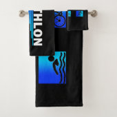 Triatlon Triomf: Navigeren door de Zwemmen, Fietse Bad Handdoek (Insitu)