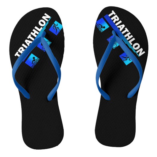 Triatlon Triomf: Navigeren door de Zwemmen, Fietse Teenslippers (Voetbed)