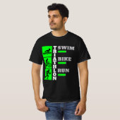 Triatlon Triomf: Zwemmen, Fietsen, Run accessoires T-shirt (Voorkant volledig)