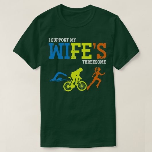 Triatlon Wife Triathlete T-shirt (Design voorkant)