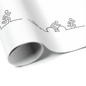 Triatlon. Zwemmen, wielrennen en hardlopen. Cadeaupapier (Rol Hoek)