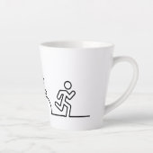 Triatlon. Zwemmen, wielrennen en hardlopen. Latte Mok (Rechts)