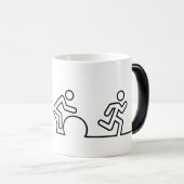 Triatlon. Zwemmen, wielrennen en hardlopen. Magische Mok (Voorkant rechts)