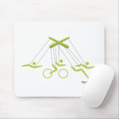Triatloncoach, triatlon trainer muismat (Met muis)
