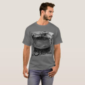 Trib Bw olie blacklyon ontwerp T-shirt (Voorkant volledig)