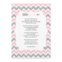 Tribaal Baby shower bedankt je notities met gedich