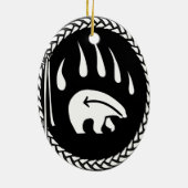 Tribaal Beer Art Ornament Beer Keepomwille & Gifte (Achterkant)