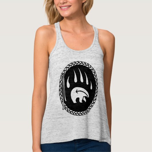 Tribaal Beer Art Tanktop Beer Claw Damas Shirt (Voorkant)