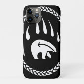 Tribaal Beer iPhone 11 Hoesje Beer Mobiele Hoesjes (Achterkant)