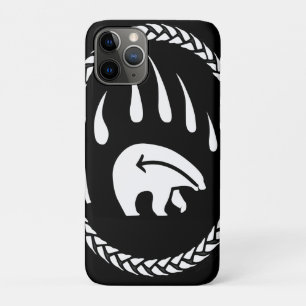 Tribaal Beer iPhone 11 Hoesje Beer Mobiele Hoesjes