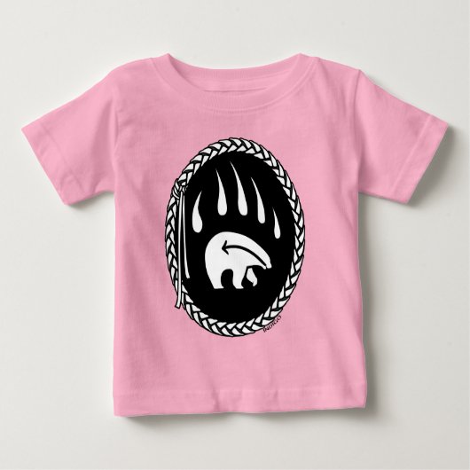 Tribaal Beer Kunst Baby-T-shirt Beer Claw Toddler (Voorkant)