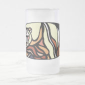 Tribaal Beer Kunst Beer Mok Eerste Naties Beer Gla (Center)