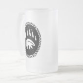 Tribaal Beer Kunst Beer Mok Eerste Naties Beer Gla (Voorkant links)