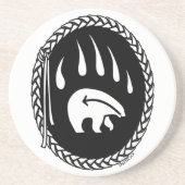 Tribaal Beer Kunst geeft inheemse Onderzetters van (Voorkant)