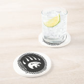 Tribaal Beer Kunst geeft inheemse Onderzetters van (Zijkant)