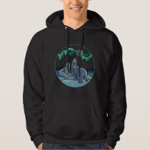 Tribaal Beer Kunst Hoodie Wildlife Art Beer Hoodie