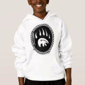 Tribaal Beer Kunst Kind Sweatshirt Beer Claw Hoodi (Voorkant)