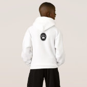 Tribaal Beer Kunst Kinder Hoodie Beer Klaw Kindere (Achterkant volledig)