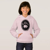 Tribaal Beer Kunst Kinder Hoodie Beer Klaw Kindere (Voorkant volledig)