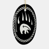 Tribaal Beer Kunst Ornament Aangepast Beer keepomw (Rechts)