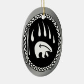 Tribaal Beer Kunst Ornament Aangepast Beer keepomw (Rechts)