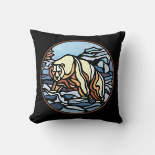 Tribaal Beer Kunst Pillow First Nations Beer Pillo Kussen