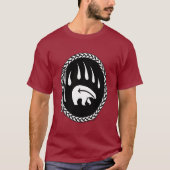 Tribaal Beer Kunst T-shirt Beer Kwetten T - shirts (Voorkant)