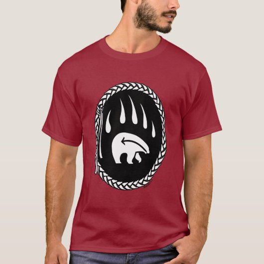 Tribaal Beer Kunst T-shirt Beer Kwetten T - shirts (Voorkant)