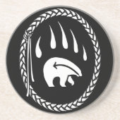 Tribaal Beer Kunststof Drink Onderzetter van het i (Voorkant)