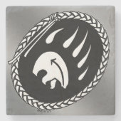 Tribaal Beer Kunststof Drink Onderzetter van het i (Voorkant)