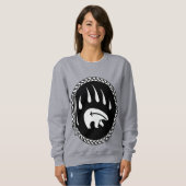 Tribaal Beer Kunstsweatshirt Beer Claw Sweatshirts Trui (Voorkant volledig)