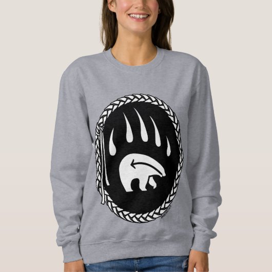 Tribaal Beer Kunstsweatshirt Beer Claw Sweatshirts Trui (Voorkant)